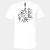 3005 - BELLA +CANVAS Unisex Jersey Short-Sleeve V-Neck T-Shirt Thumbnail