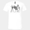 3005 - BELLA +CANVAS Unisex Jersey Short-Sleeve V-Neck T-Shirt Thumbnail