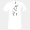 3005 - BELLA +CANVAS Unisex Jersey Short-Sleeve V-Neck T-Shirt Thumbnail