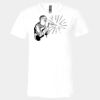 3005 - BELLA +CANVAS Unisex Jersey Short-Sleeve V-Neck T-Shirt Thumbnail