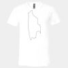3005 - BELLA +CANVAS Unisex Jersey Short-Sleeve V-Neck T-Shirt Thumbnail