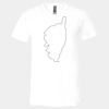 3005 - BELLA +CANVAS Unisex Jersey Short-Sleeve V-Neck T-Shirt Thumbnail