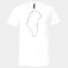 3005 - BELLA +CANVAS Unisex Jersey Short-Sleeve V-Neck T-Shirt Thumbnail
