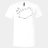 3005 - BELLA +CANVAS Unisex Jersey Short-Sleeve V-Neck T-Shirt Thumbnail