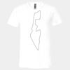 3005 - BELLA +CANVAS Unisex Jersey Short-Sleeve V-Neck T-Shirt Thumbnail