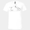 3005 - BELLA +CANVAS Unisex Jersey Short-Sleeve V-Neck T-Shirt Thumbnail