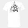 3005 - BELLA +CANVAS Unisex Jersey Short-Sleeve V-Neck T-Shirt Thumbnail