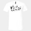3005 - BELLA +CANVAS Unisex Jersey Short-Sleeve V-Neck T-Shirt Thumbnail