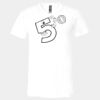 3005 - BELLA +CANVAS Unisex Jersey Short-Sleeve V-Neck T-Shirt Thumbnail