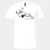 3005 - BELLA +CANVAS Unisex Jersey Short-Sleeve V-Neck T-Shirt Thumbnail