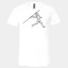 3005 - BELLA +CANVAS Unisex Jersey Short-Sleeve V-Neck T-Shirt Thumbnail