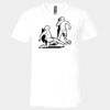 3005 - BELLA +CANVAS Unisex Jersey Short-Sleeve V-Neck T-Shirt Thumbnail