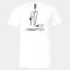 3005 - BELLA +CANVAS Unisex Jersey Short-Sleeve V-Neck T-Shirt Thumbnail