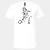 3005 - BELLA +CANVAS Unisex Jersey Short-Sleeve V-Neck T-Shirt Thumbnail
