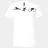 3005 - BELLA +CANVAS Unisex Jersey Short-Sleeve V-Neck T-Shirt Thumbnail