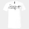 3005 - BELLA +CANVAS Unisex Jersey Short-Sleeve V-Neck T-Shirt Thumbnail