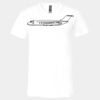 3005 - BELLA +CANVAS Unisex Jersey Short-Sleeve V-Neck T-Shirt Thumbnail