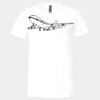3005 - BELLA +CANVAS Unisex Jersey Short-Sleeve V-Neck T-Shirt Thumbnail