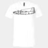 3005 - BELLA +CANVAS Unisex Jersey Short-Sleeve V-Neck T-Shirt Thumbnail