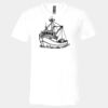 3005 - BELLA +CANVAS Unisex Jersey Short-Sleeve V-Neck T-Shirt Thumbnail
