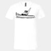 3005 - BELLA +CANVAS Unisex Jersey Short-Sleeve V-Neck T-Shirt Thumbnail