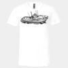 3005 - BELLA +CANVAS Unisex Jersey Short-Sleeve V-Neck T-Shirt Thumbnail
