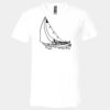 3005 - BELLA +CANVAS Unisex Jersey Short-Sleeve V-Neck T-Shirt Thumbnail