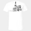3005 - BELLA +CANVAS Unisex Jersey Short-Sleeve V-Neck T-Shirt Thumbnail