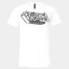 3005 - BELLA +CANVAS Unisex Jersey Short-Sleeve V-Neck T-Shirt Thumbnail