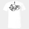 3005 - BELLA +CANVAS Unisex Jersey Short-Sleeve V-Neck T-Shirt Thumbnail