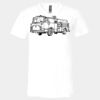 3005 - BELLA +CANVAS Unisex Jersey Short-Sleeve V-Neck T-Shirt Thumbnail