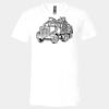 3005 - BELLA +CANVAS Unisex Jersey Short-Sleeve V-Neck T-Shirt Thumbnail