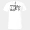 3005 - BELLA +CANVAS Unisex Jersey Short-Sleeve V-Neck T-Shirt Thumbnail