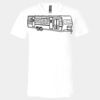 3005 - BELLA +CANVAS Unisex Jersey Short-Sleeve V-Neck T-Shirt Thumbnail