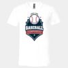 3005 - BELLA +CANVAS Unisex Jersey Short-Sleeve V-Neck T-Shirt Thumbnail