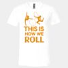 3005 - BELLA +CANVAS Unisex Jersey Short-Sleeve V-Neck T-Shirt Thumbnail