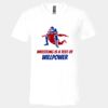 3005 - BELLA +CANVAS Unisex Jersey Short-Sleeve V-Neck T-Shirt Thumbnail