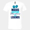 3005 - BELLA +CANVAS Unisex Jersey Short-Sleeve V-Neck T-Shirt Thumbnail