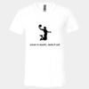 3005 - BELLA +CANVAS Unisex Jersey Short-Sleeve V-Neck T-Shirt Thumbnail