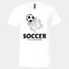 3005 - BELLA +CANVAS Unisex Jersey Short-Sleeve V-Neck T-Shirt Thumbnail