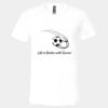 3005 - BELLA +CANVAS Unisex Jersey Short-Sleeve V-Neck T-Shirt Thumbnail