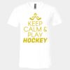 3005 - BELLA +CANVAS Unisex Jersey Short-Sleeve V-Neck T-Shirt Thumbnail