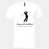 3005 - BELLA +CANVAS Unisex Jersey Short-Sleeve V-Neck T-Shirt Thumbnail