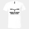3005 - BELLA +CANVAS Unisex Jersey Short-Sleeve V-Neck T-Shirt Thumbnail
