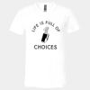 3005 - BELLA +CANVAS Unisex Jersey Short-Sleeve V-Neck T-Shirt Thumbnail