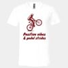 3005 - BELLA +CANVAS Unisex Jersey Short-Sleeve V-Neck T-Shirt Thumbnail