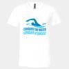 3005 - BELLA +CANVAS Unisex Jersey Short-Sleeve V-Neck T-Shirt Thumbnail