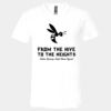 3005 - BELLA +CANVAS Unisex Jersey Short-Sleeve V-Neck T-Shirt Thumbnail