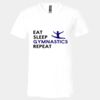 3005 - BELLA +CANVAS Unisex Jersey Short-Sleeve V-Neck T-Shirt Thumbnail