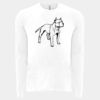6411 - Next Level Unisex Sueded Long-Sleeve Crew Thumbnail